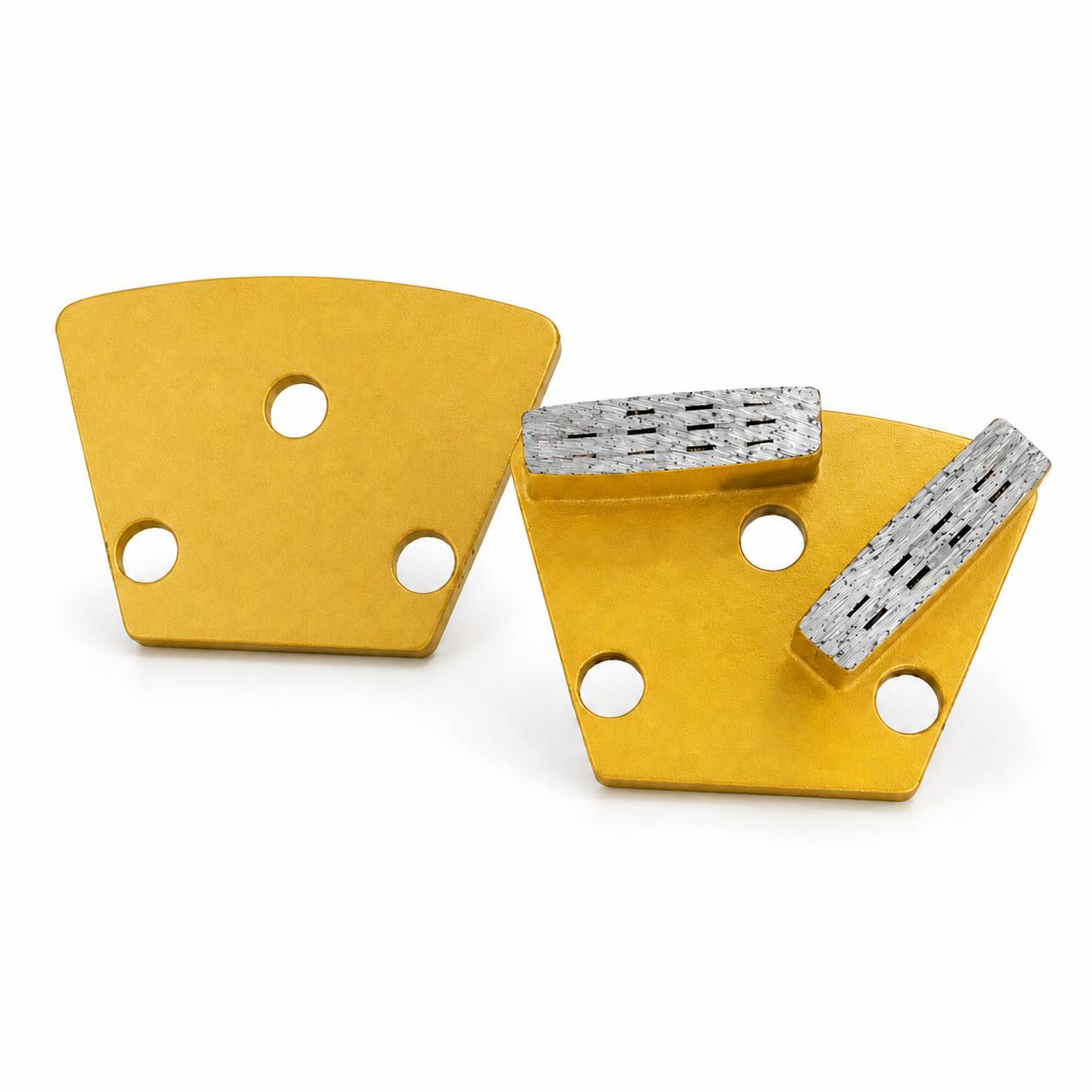 3-hole trapezoid diamond grinding shoes