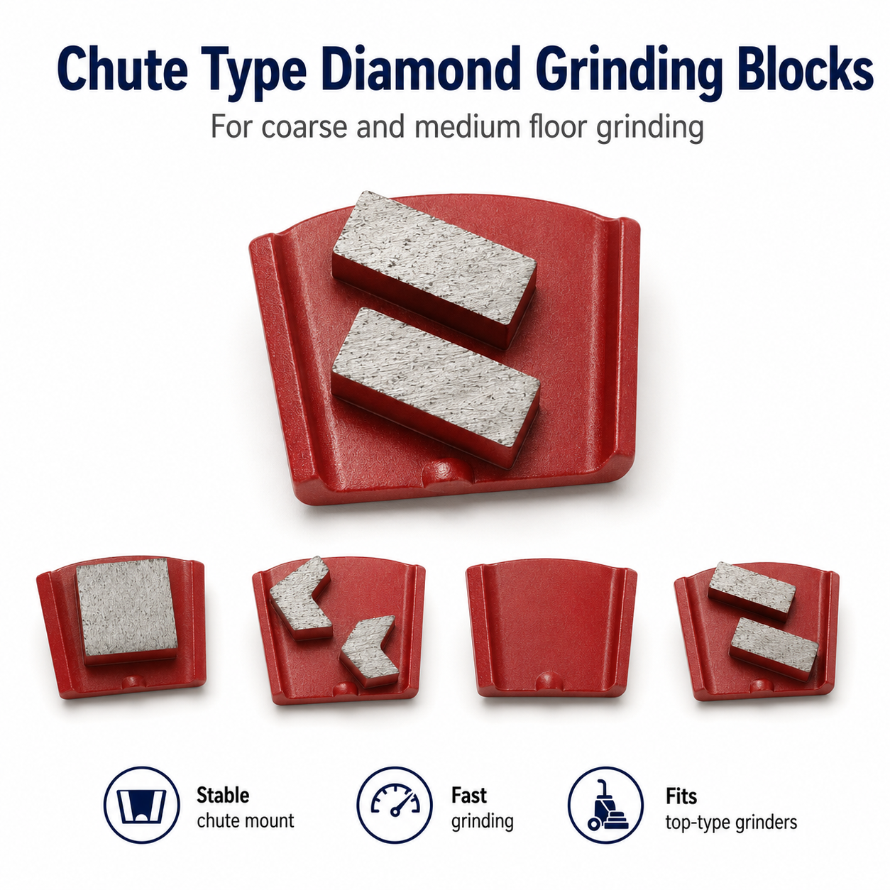 Chute Type Diamond Grinding Blocks