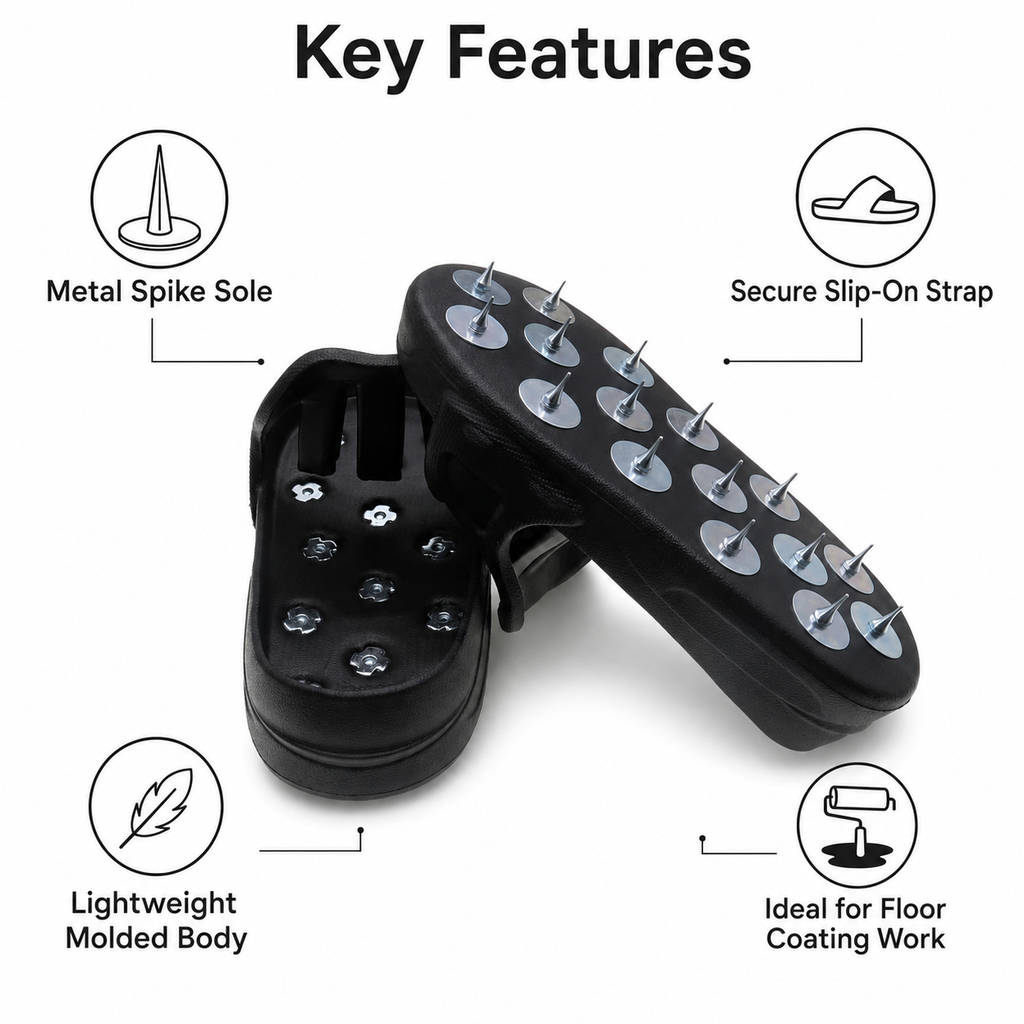 Epoxy Floor Spiked Shoes – 9 Pairs per Box