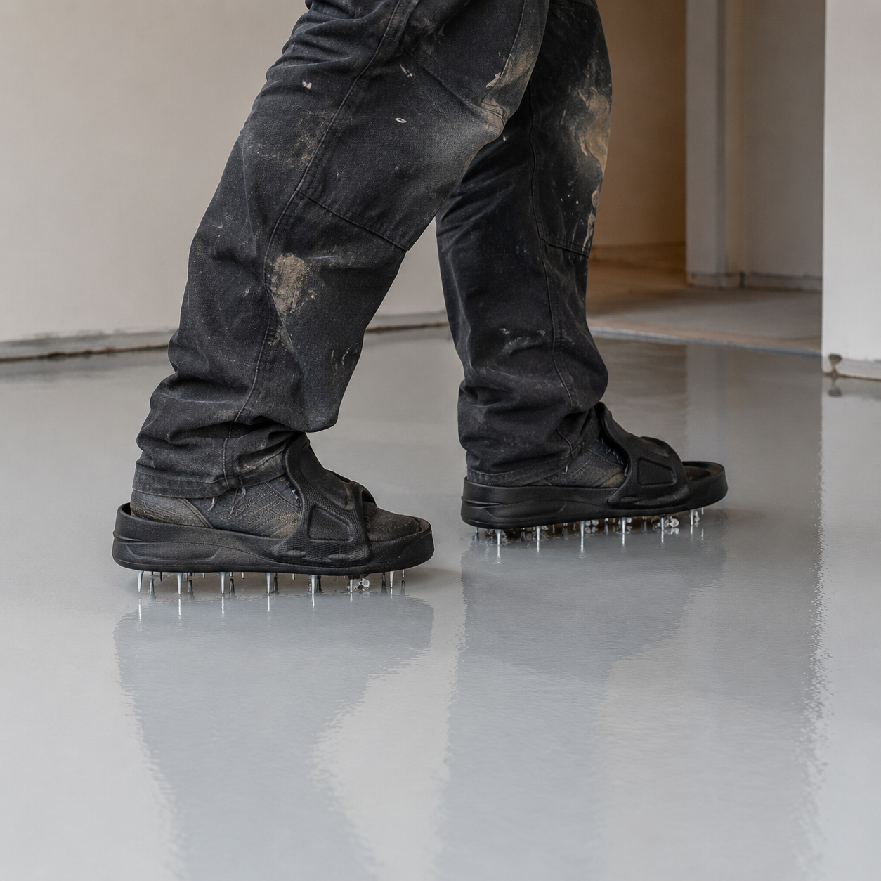 Epoxy Floor Spiked Shoes – 9 Pairs per Box
