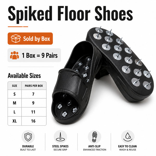 Epoxy Floor Spiked Shoes – 9 Pairs per Box product view 2