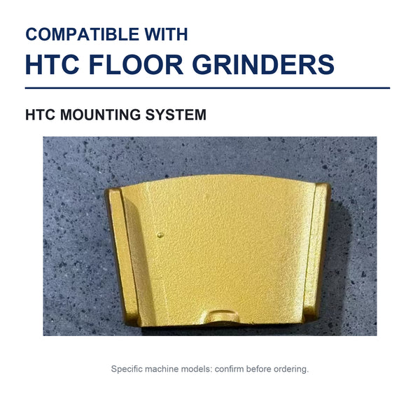 HTC Double Zigzag Segment Diamond Grinding Shoe compatible equipment reference