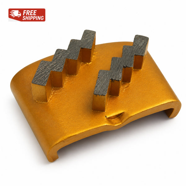 HTC Double Zigzag Segment Diamond Grinding Shoe main view