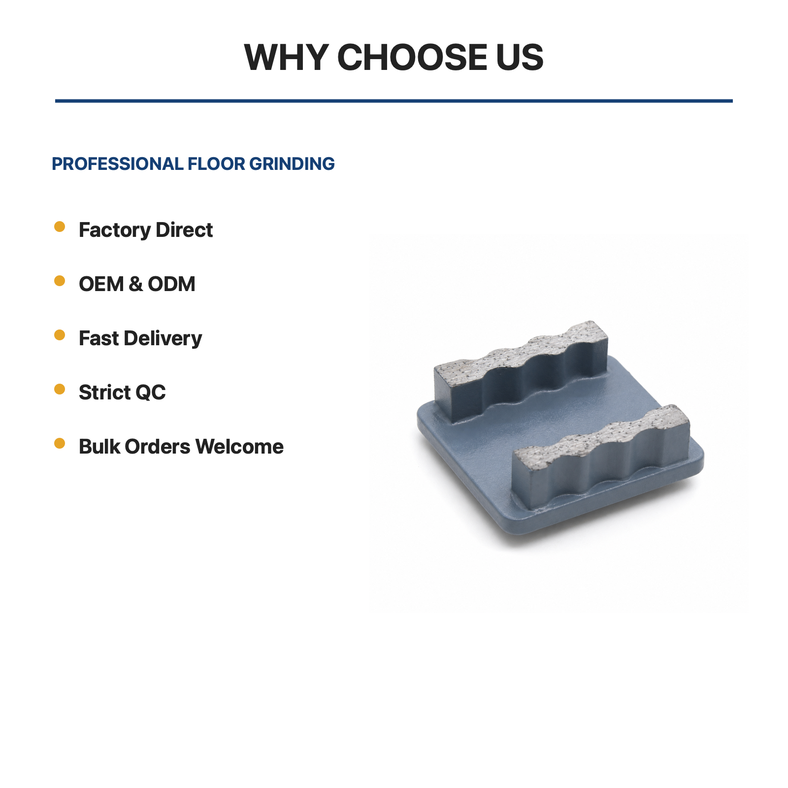 Husqvarna Redi Lock Double Wavy S-09 Grinding Tool product feature summary