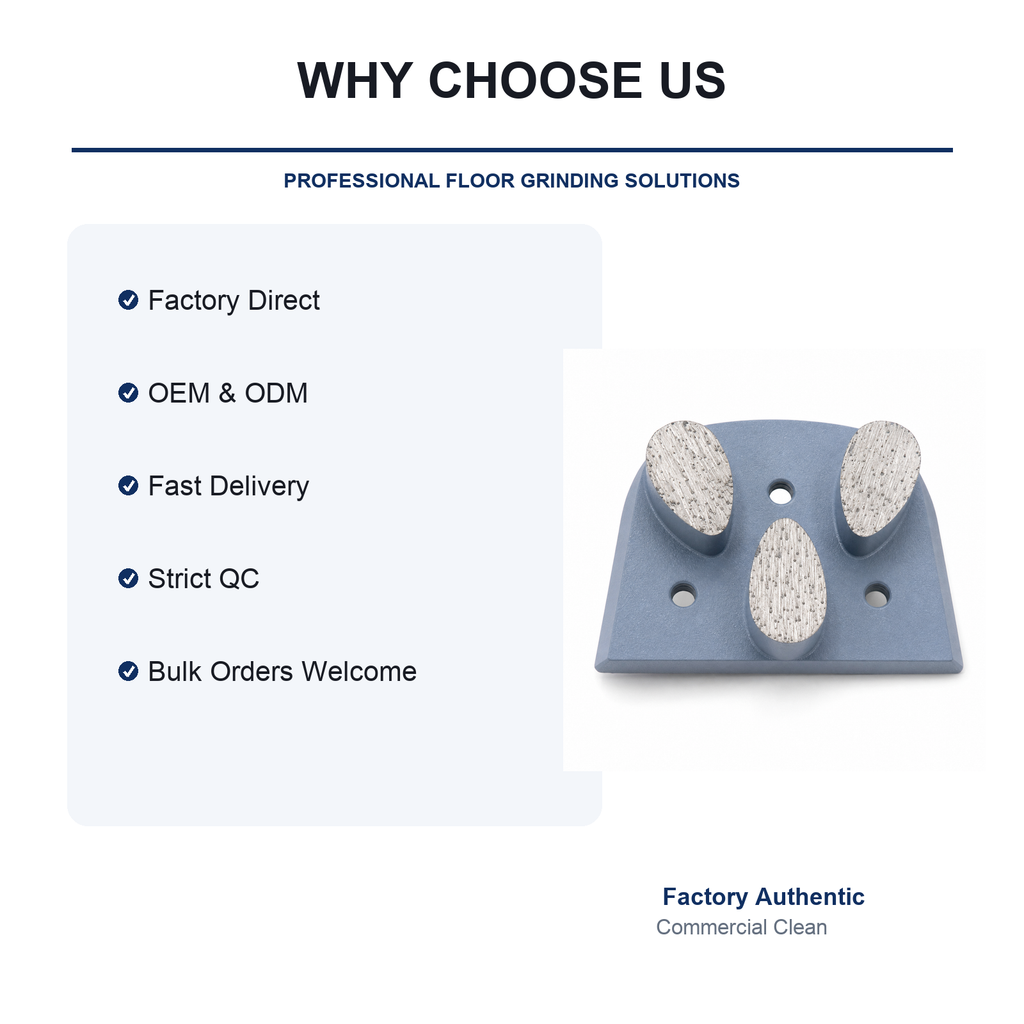 Lavina 3-Segment Diamond Grinding Plate product feature summary