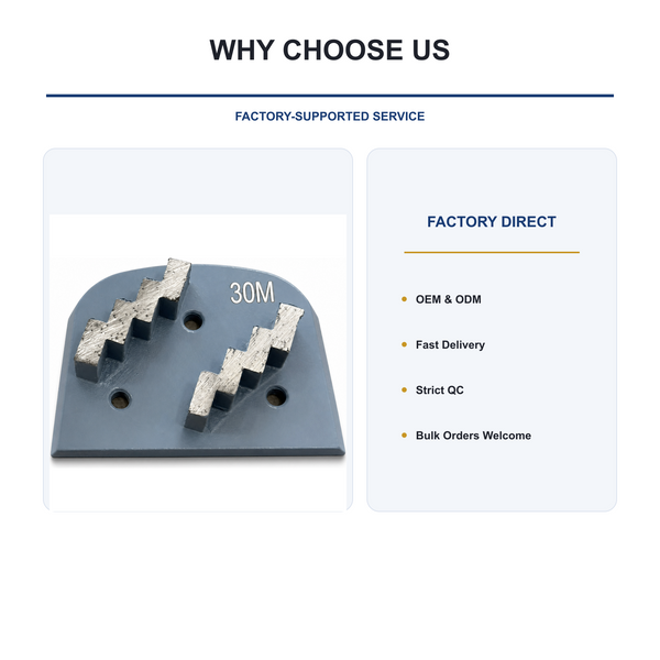 Lavina Compatible Double Stepped Segment Diamond Grinding Plate product feature view