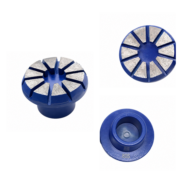 Terrco 12-Segment Metal Bond Grinding Tool multiple-angle view