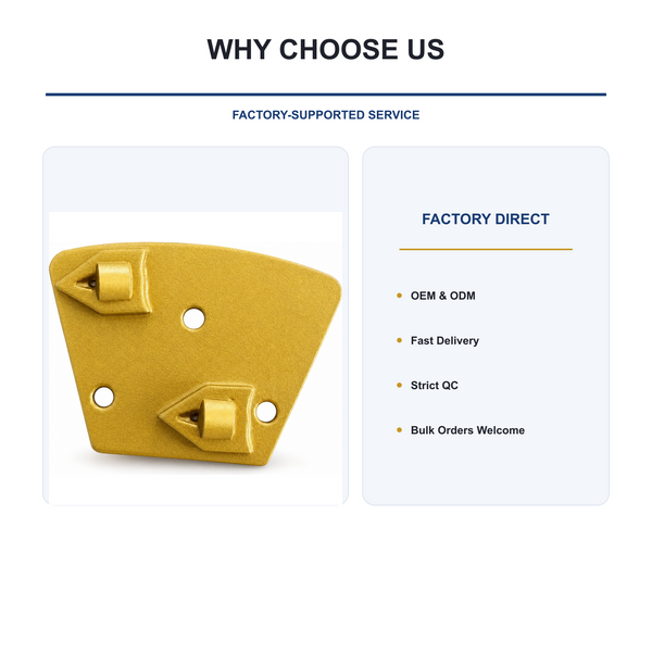 3-Hole Trapezoid PCD Coating Removal Shoe product feature summary