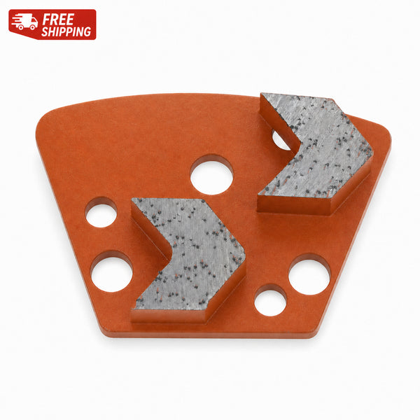 Universal Multi-Hole Double Chevron Grinding Shoe main view