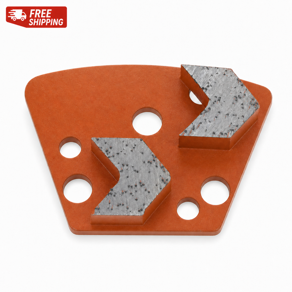 Universal Multi-Hole Double Chevron Grinding Shoe main view